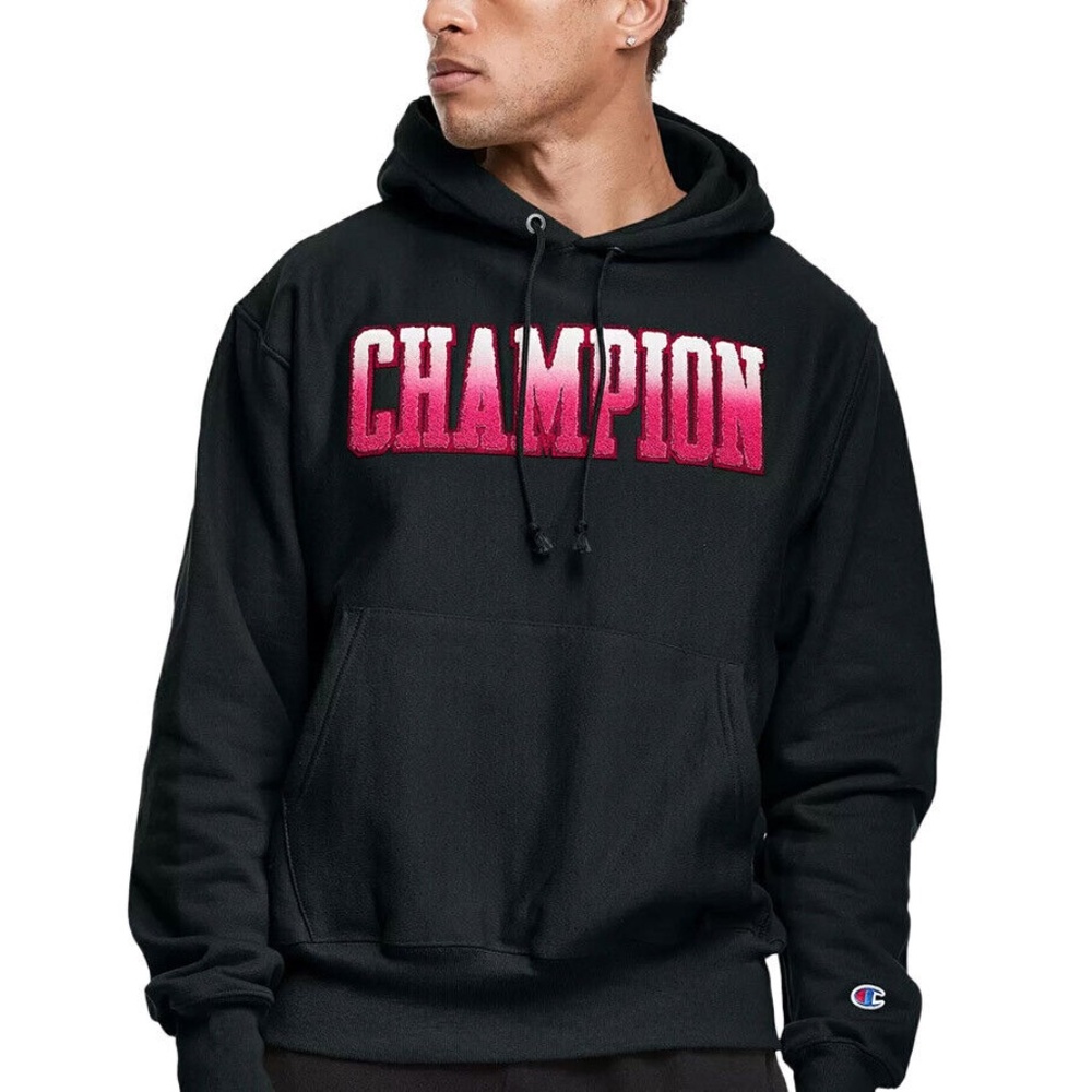 Champion Chenille Reverse Weave Pullover Mens Hoo… - image 1